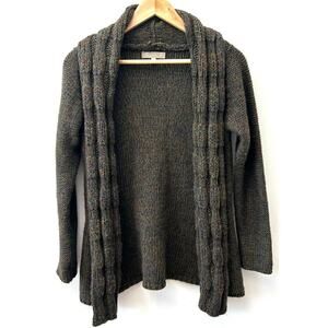 Bianca B Alpaca Wool Olive Green Cardigan Size Small